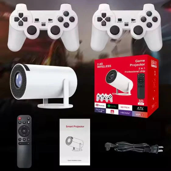 2 in 1 game projector & controller