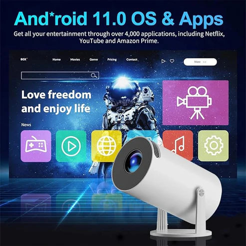 2 in 1 game projector & controller