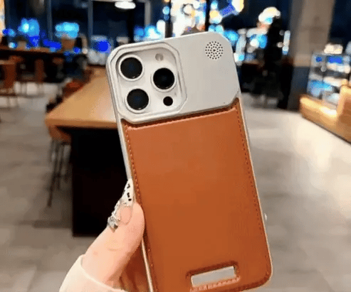 leather aromatherapy cell iphone case