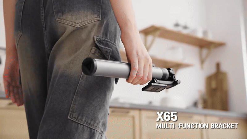 360° rotating pan-tilt selfie stick tripod