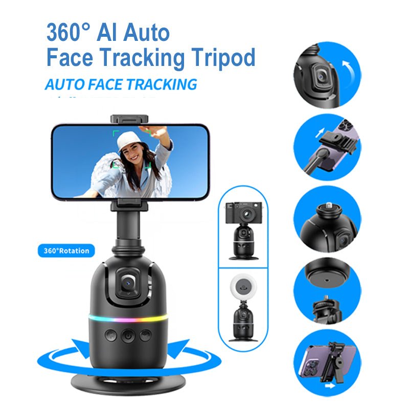 auto face tracking desktop gimbal