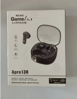 digital 5.3 apro 138 transparent earbuds