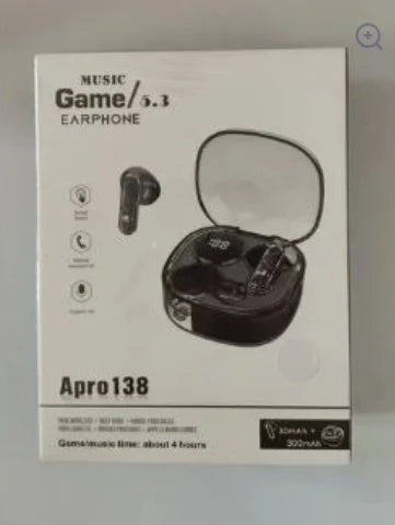 digital 5.3 apro 138 transparent earbuds