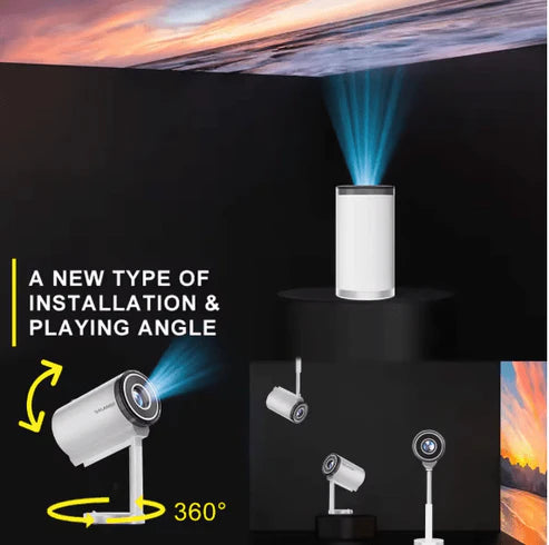 hidden lifting frame smart projector