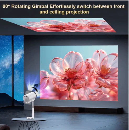 hidden lifting frame smart projector