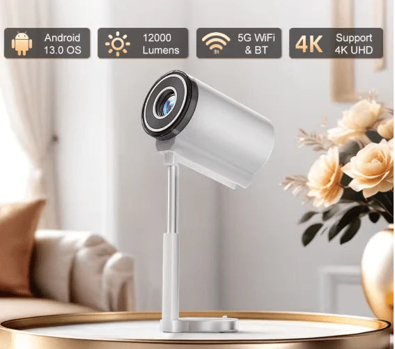hidden lifting frame smart projector