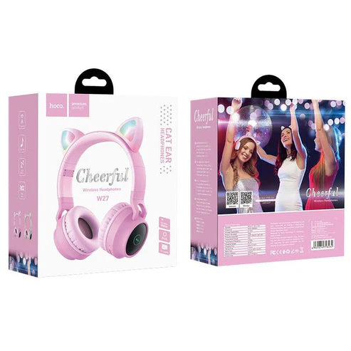 hoco - cat ear wireless headphones (w27)
