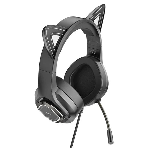 hoco - luminous cat gaming headphone (w107)