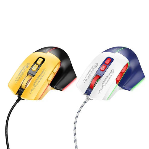 hoco - luminous gaming wired mouse (gm31)