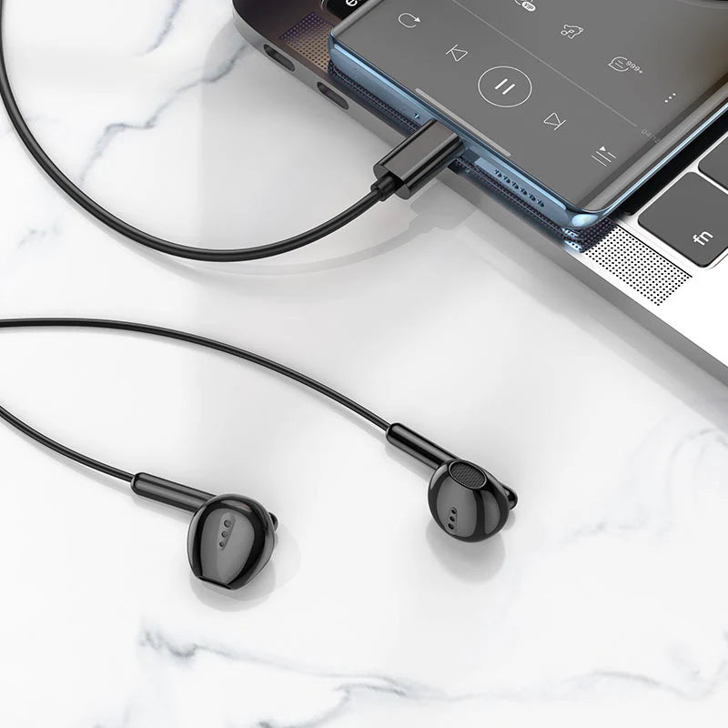 hoco - type-c wire-controlled earphones (m93)