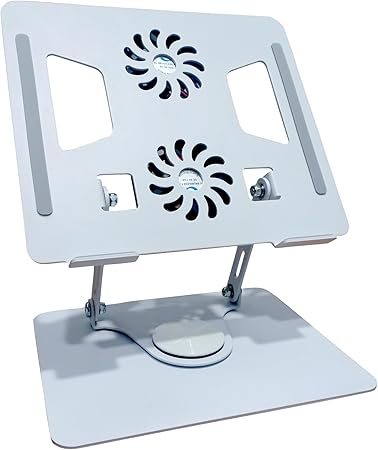 laptop stand with dual fan