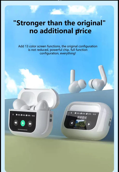 led display earbuds