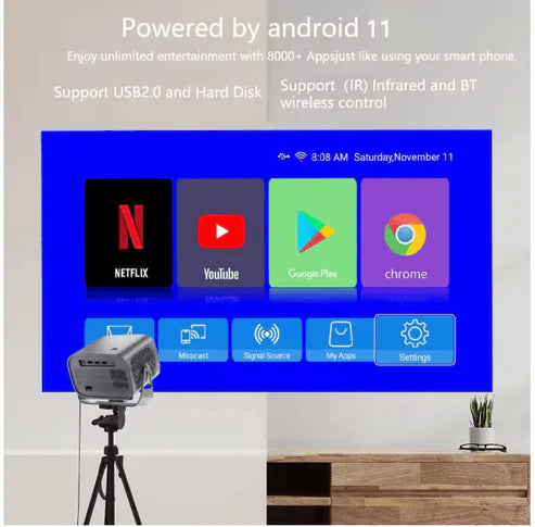 led - full hd smart projector