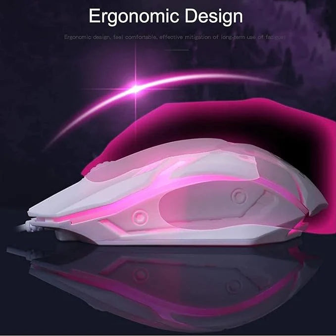 rainbow gaming keyboard & mouse