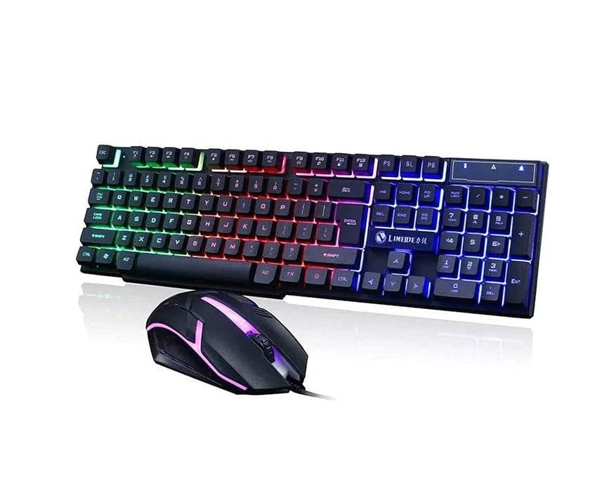 rainbow gaming keyboard & mouse