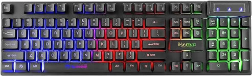 rainbow gaming keyboard & mouse
