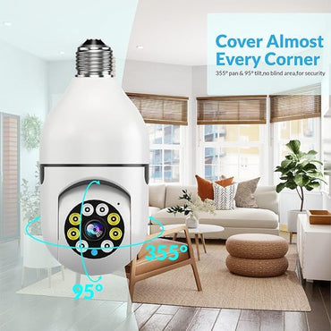 كاميرا أمنية مزودة بأضواء LED