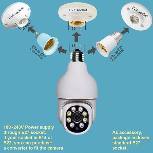 security camera with led lights
