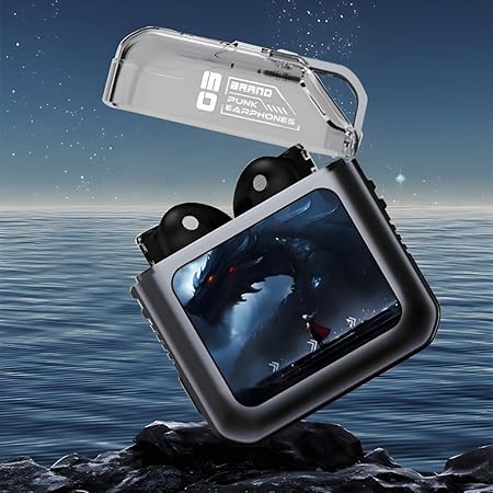 smart headphones with lcd display