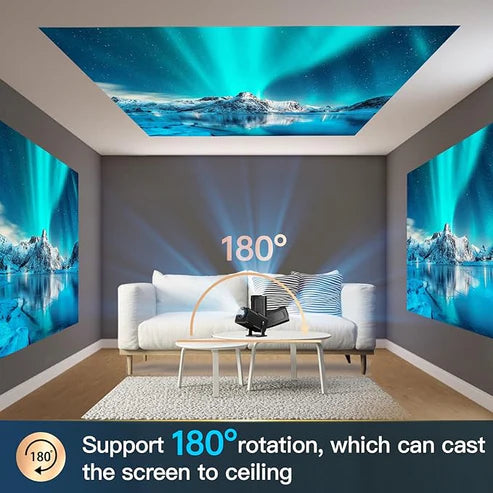 smart mini square projector