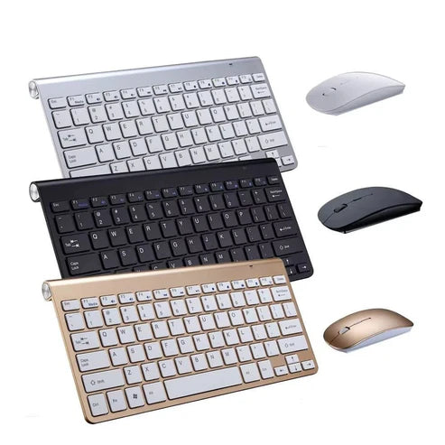ultra‑slim wireless keyboard & mouse