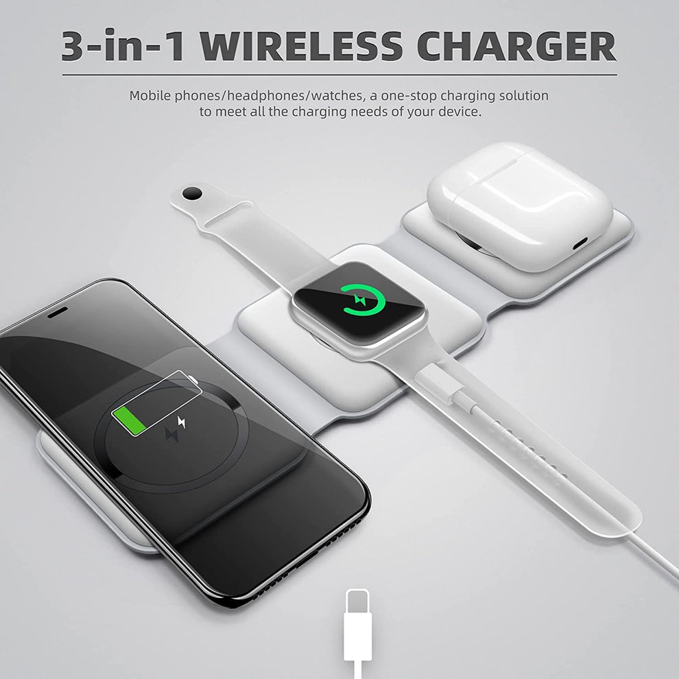 3-in-1 wireless charging pad