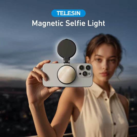 TELESIN - Magnetic Selfie Ring Light