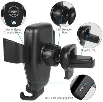 Auto Clamping Wireless Car Charger