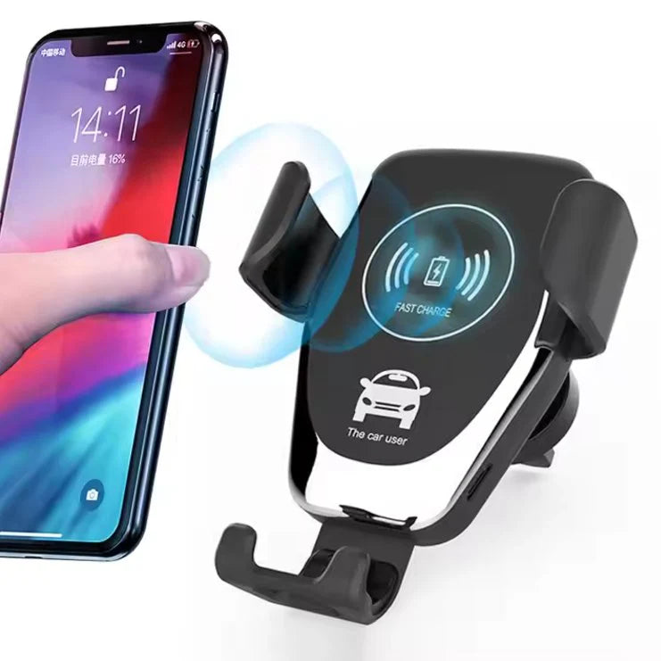 auto clamping wireless car charger