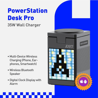 Bluetooth Speaker with Wireless Charger