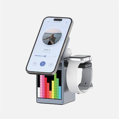 Bluetooth Speaker with Wireless Charger