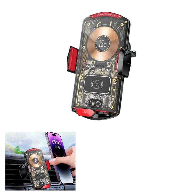 crystal car charger & phone holder