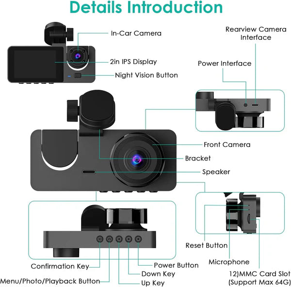 dvr  car dash camera