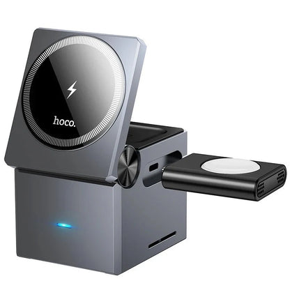 هوكو - شاحن لاسلكي 3 في 1 (CQ8)