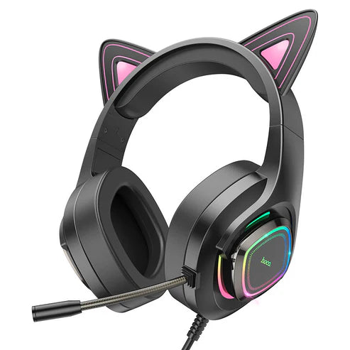 hoco - luminous cat gaming headphone (w107)