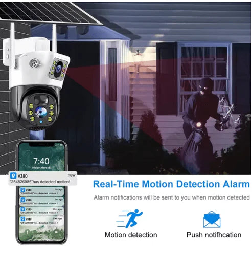 intelligent solar camera (v380)