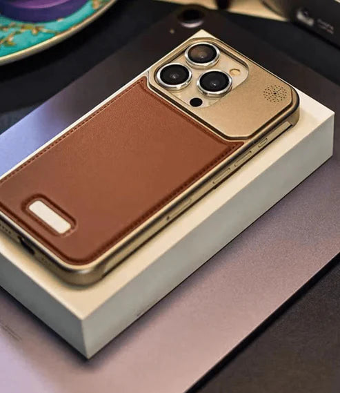 leather aromatherapy cell iphone case
