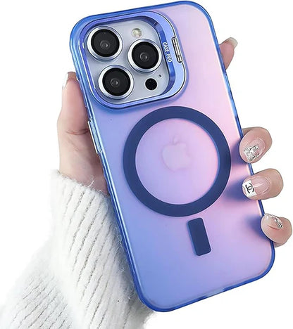 حافظة هاتف متدرجة اللون متوافقة مع MagSafe