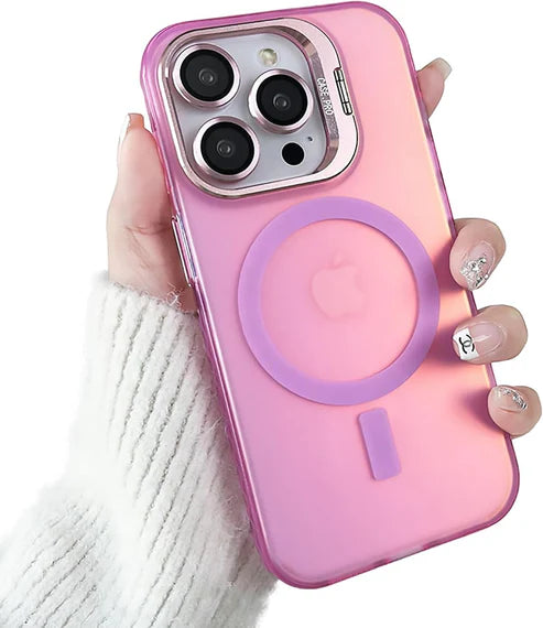 حافظة هاتف متدرجة اللون متوافقة مع magsafe