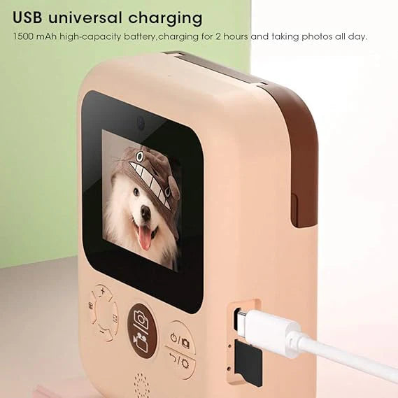 mini children's printing camera