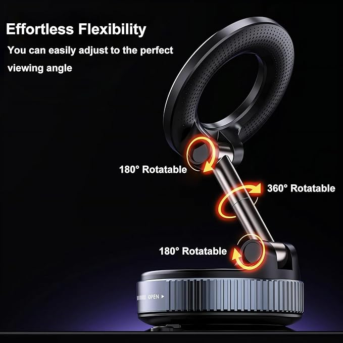 vacuum suction magnetic bracket